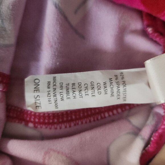 Lularoe Leggings Womens One Size Pink Heart Print Yoga Pants Stretch Soft Cute - Picture 3 of 11